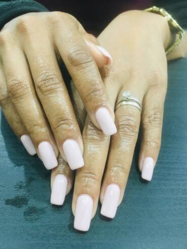 Pink Nail Paint - Nail Care Service